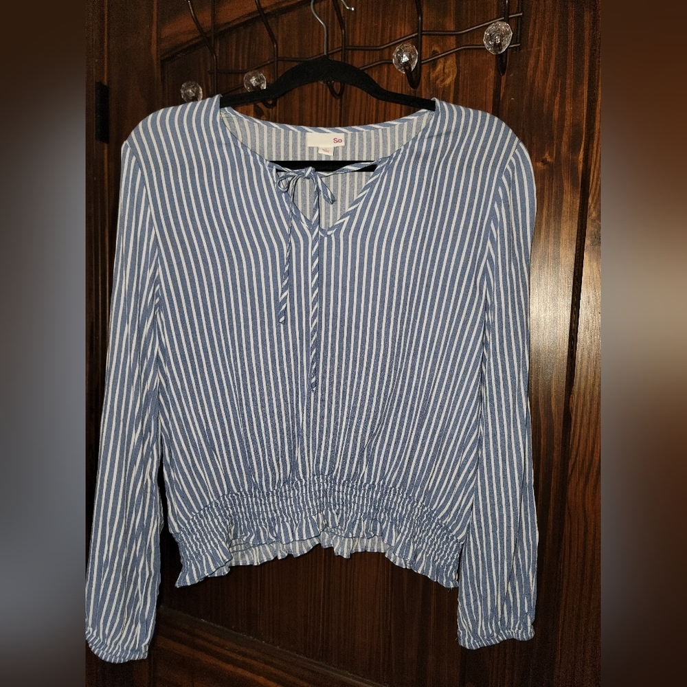 Lightweight 100% Rayon striped shirt